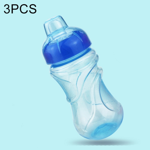 

3 PCS Portable Baby Cup PP Baby Duckbill Cup(Blue)