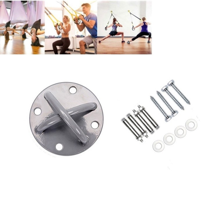 

4 Hole Yoga Fixed Hanging Bracket Hook Boxing Sandbag Hammock Ceiling Mount