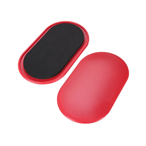 

1 Pair Oval Sliding Mat for Fitness / Yoga, Size: 23 x 15cm(Red)