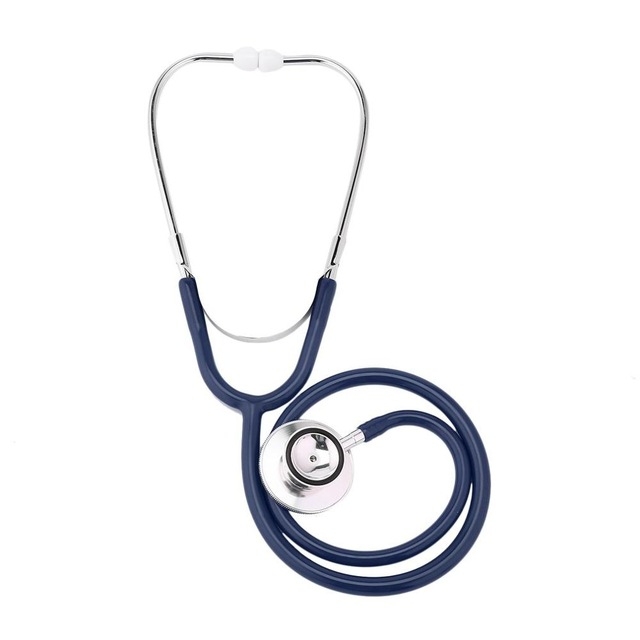 

Double-sided Stethoscope Single Tube Doctors Nurse Professional Cardiology Stethoscope Aluminium Alloy Chestpiece(Blue)