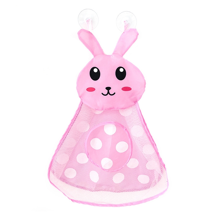 

Baby Shower Toys Storage Organizer Kids Toy Storage Mesh Set For Bathroom(Rabbit)