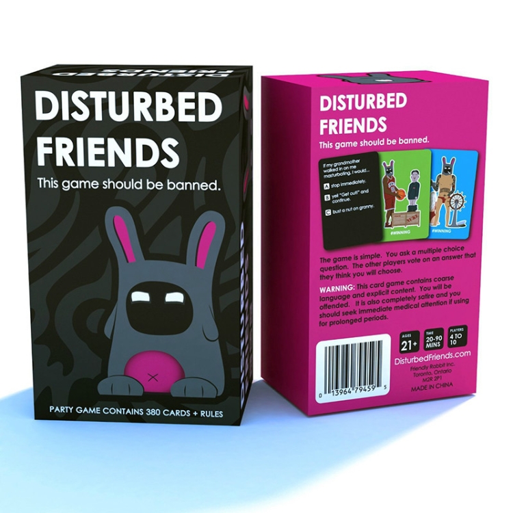 

Board Game Disturbed Friends Card Exciting Funny Exploding Party Desktop Puzzle Game For Adults, Color:Basic