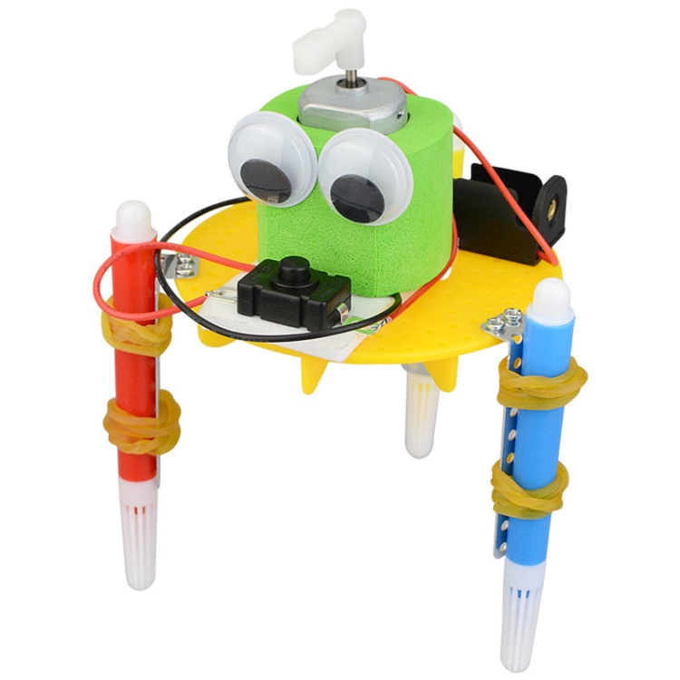 

DIY Robot Kids Puzzle Solar Toys Painting Toy