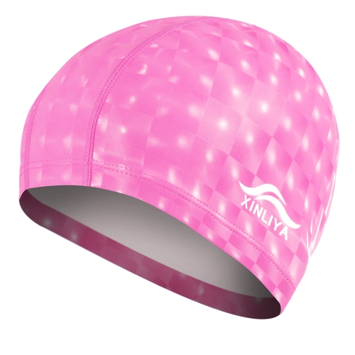 

XINLIYA PU Coated Waterproof Swimming Cap(Pink)