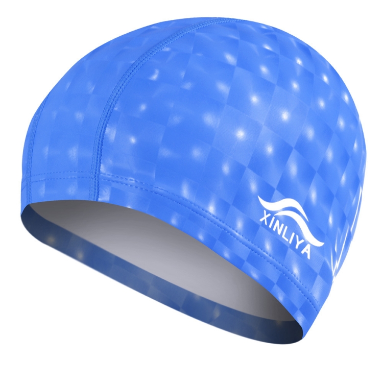 

XINLIYA PU Coated Waterproof Swimming Cap(Blue)