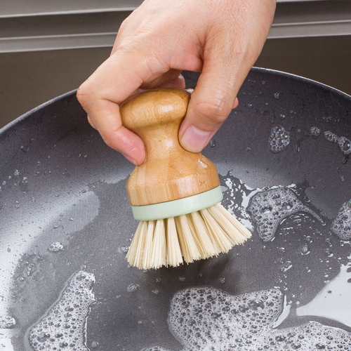 

Multifunctional Tool Kitchen Cleaning Brush Wooden Handle Dish Scrubber Pot Pan Dishwasher, Material:Solid wood