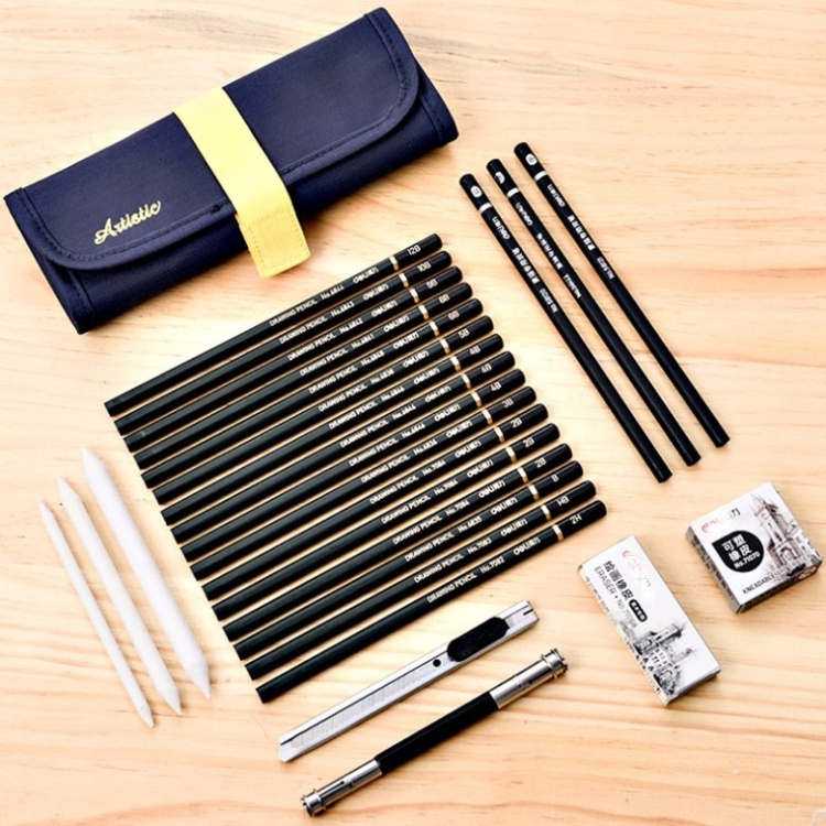 

27 In 1 Sketch Pencil Set Painting Tools Art Supplies For Students