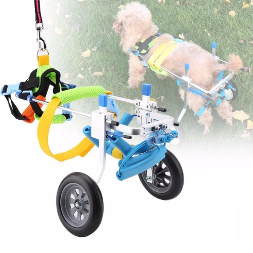 

Pet Wheelchair Disabled Dog Old Dog Cat Assisted Walk Car Hind Leg Exercise Car For Dog/Cat Care, Size:XXS