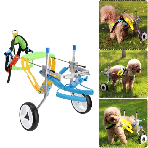 

Pet Wheelchair Disabled Dog Old Dog Cat Assisted Walk Car Hind Leg Exercise Car For Dog/Cat Care, Size:M