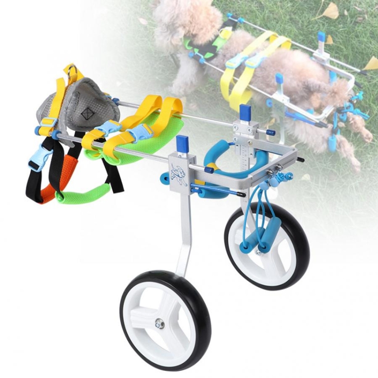 

Pet Wheelchair Disabled Dog Old Dog Cat Assisted Walk Car Hind Leg Exercise Car For Dog/Cat Care, Size:S