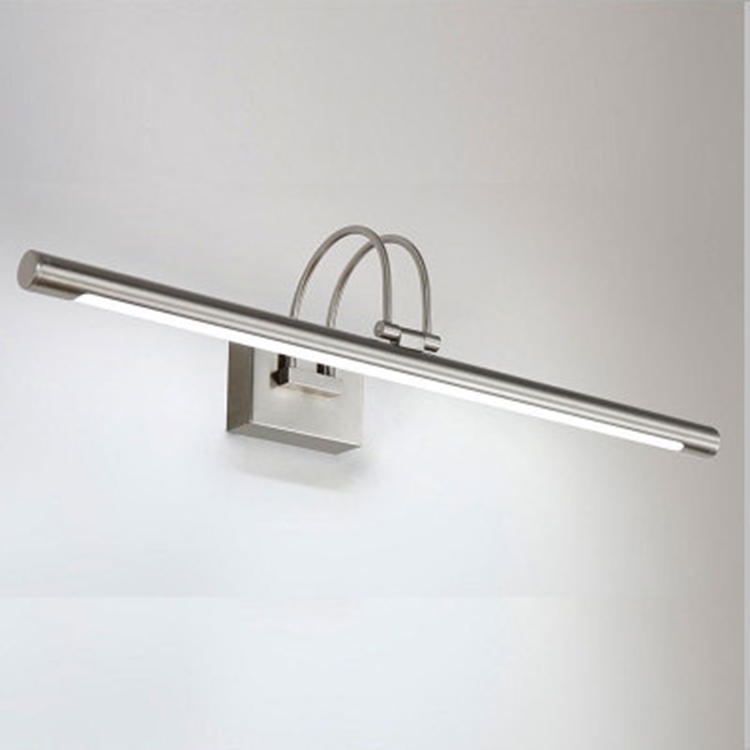 

LED Mirror Headlight Waterproof Rotatable Iron art Acrylic Bathroom Washroom Indoor Wall Light, AC 110-240V, Emitting Color:White Light, Length:41cm 6W(Satin Nickel)