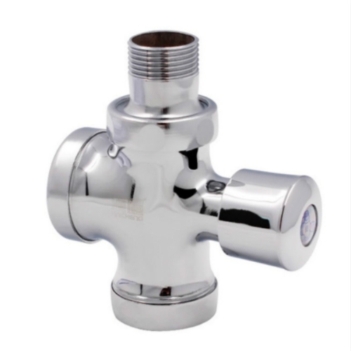 

Stool Flush Valve Urinal Delay Valve Hand Press Flush Valve, Style:1 Inch Alloy Large