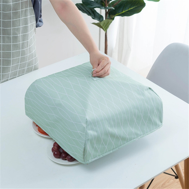 

Foldable Food Cover Dish Dust Cover Kitchen Food Aluminum Film Heat Preservation Cover Large Forest
