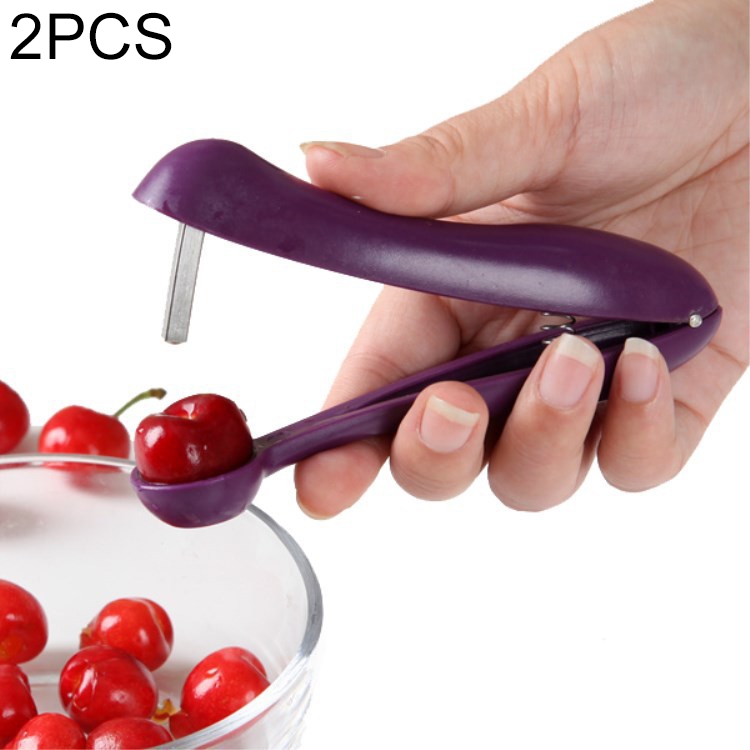 

2 PCS Fruit Artifact Stainless Steel Jujube Cherry Denucleator Seeder Creative Home Kitchen Tools
