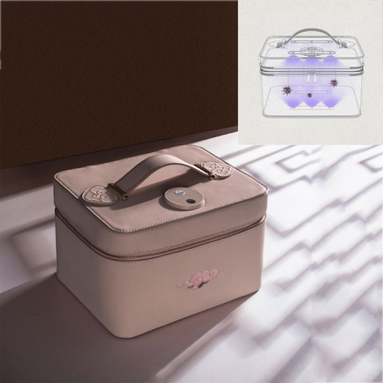 

LED Ultraviolet Disinfection Bag Mummy Bag Portable Mini Mobile Phone Bottle Nipple Sterilization Bag, Colour:Cherry Pink