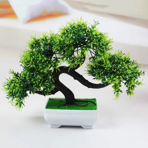 

Simulation Welcome Pine Home Decoration Desktop Decoration(Green)