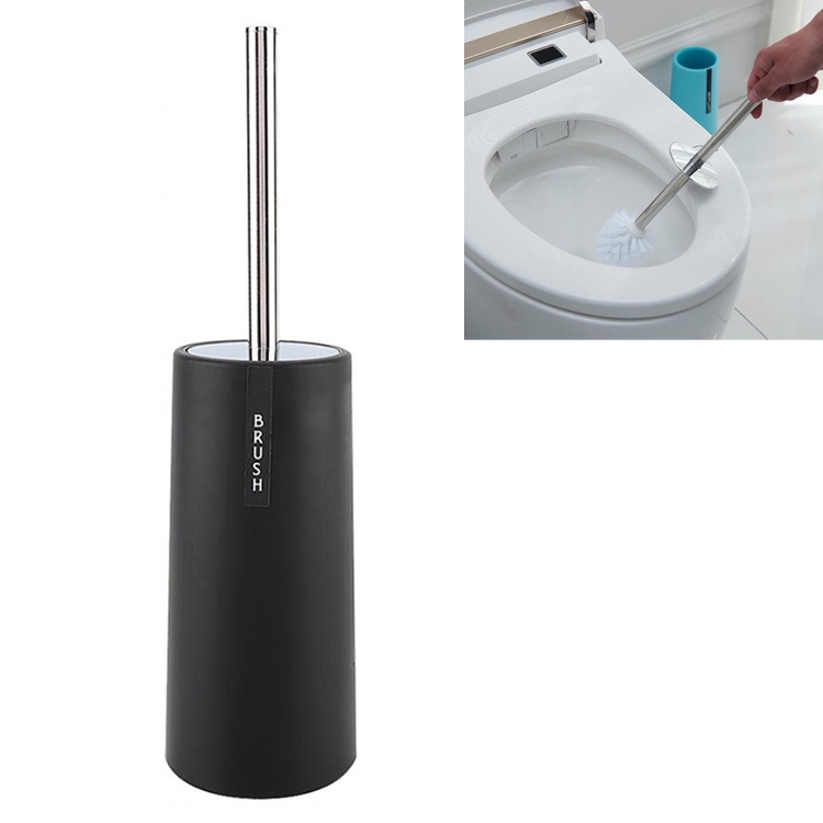 

Long Handle Toilet Brush Set Bathroom Cleaning Supplies(Black)