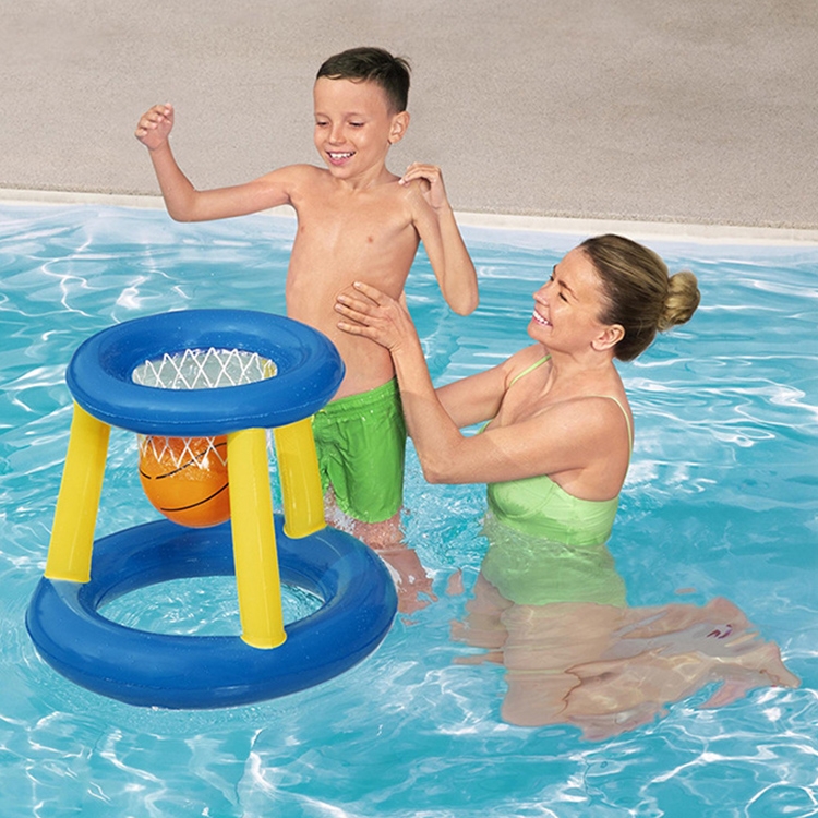 

Inflatable Basketball Hoop Swimming Pool Entertainment Facilities, Size:59x59x49 CM