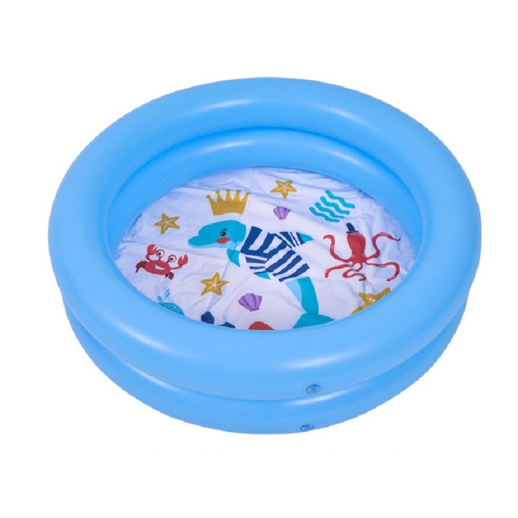 

Household Baby Inflatable Swimming Pool Thickened Wear-resistant Bath Tub, Specification:Sea Animal Water Basin Blue