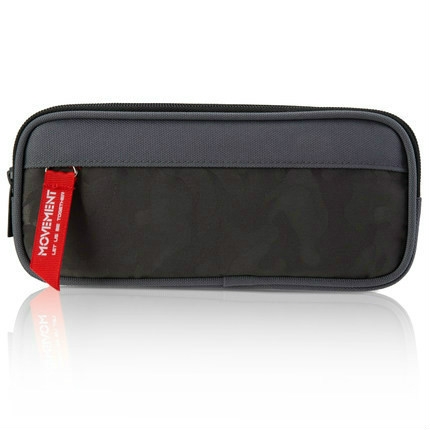 

Camouflage Pencilcase Nylon Canvas Double Zipper Pen Bag(Navy Grey)