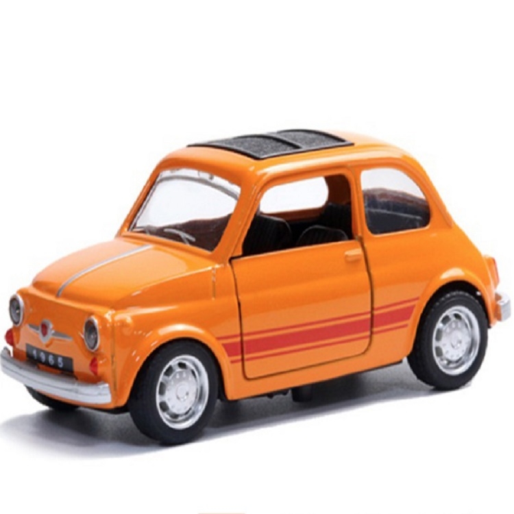 

FEITENG Alloy Car Model Retro Vintage Car Model Birthday Cake Decoration(Orange)