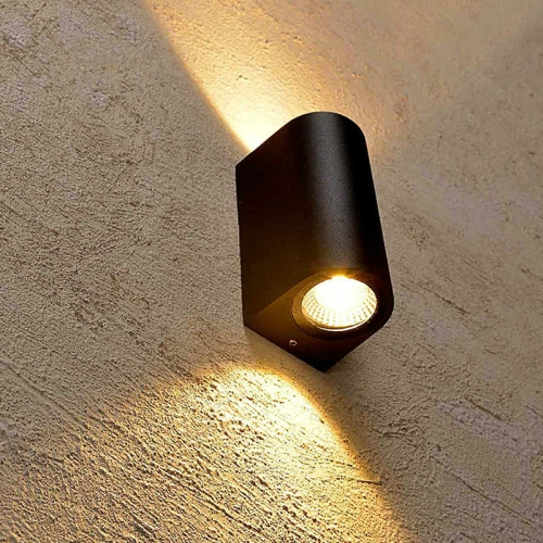 

Modern Creativity IP65 Waterproof COB LED Wall Light Hotel Aisle Porch Garden Lighting, Wattage:6W Double Heads(White Light)