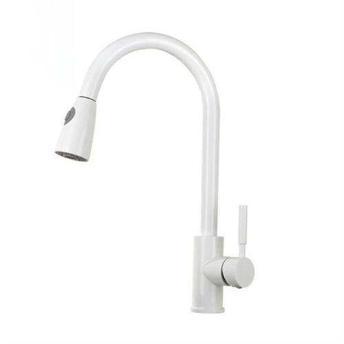 

Kitchen Faucet Mixer Pull Out Single Handle Single Hole 360 Rotate Swivel Sink Mixer Tap