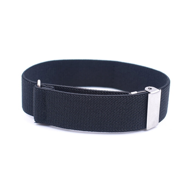 

One Pair Elastic Adjustable Non-slip Straps Armband, Size: 35 x 2.5cm(Black)