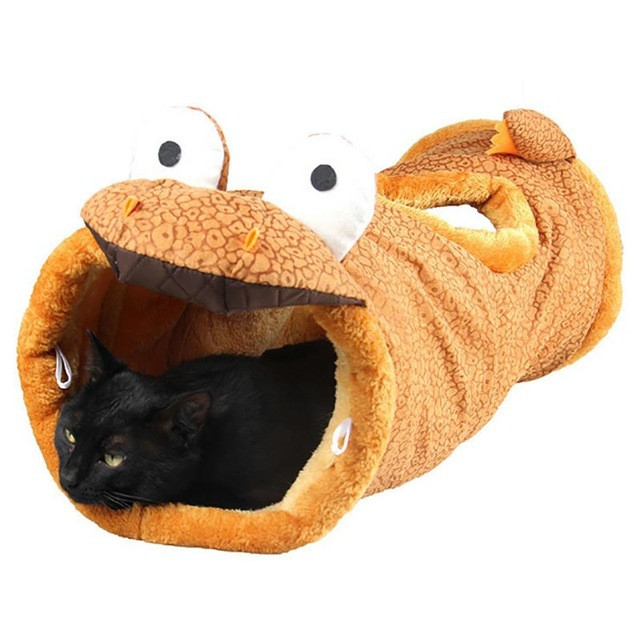 

Cat Tunnel Foldable Pet Cat Toy Cat Tent, Color:Dinosaur