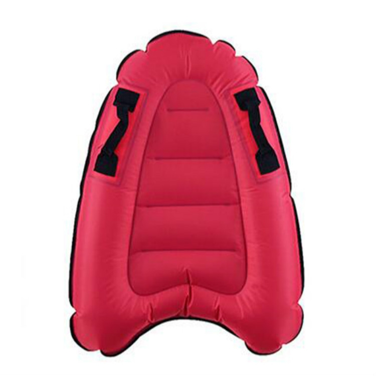 

Outdoor Portable Safety Light Kick Board Sea Surfing Inflatable Water Ski(Rose Red)