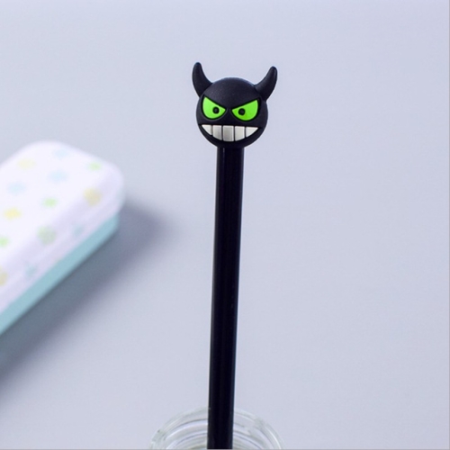 

3 PCS Creative Stationery Little Devil 0.5mm Gel Pen Stationery(Green eye)