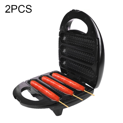 

2 PCS Sausage Party Barbecue Machine Hot Dog Machine Breakfast Machine