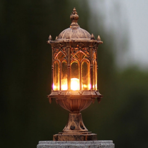 

Outdoor Courtyard Villa Park Community Wall Stud Lawn Light Decorative Lamp(Bronze)