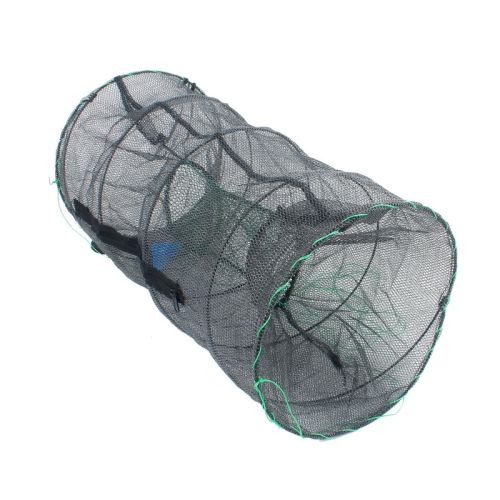 

Spring Cage Fishing Net Automatic Folding Shrimp Cage Round Spring Fish Net(Special Mesh Large)