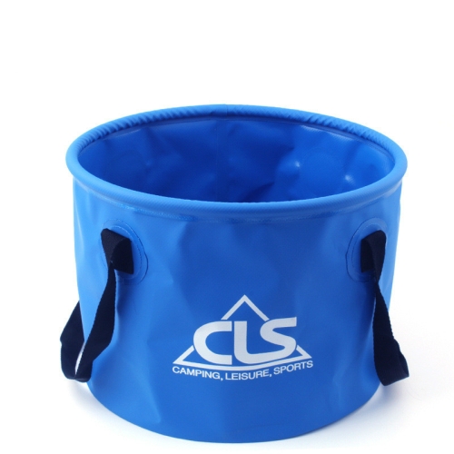 

Outdoor Bucket Camping Collapsible Telescopic Storage Bucket 20L Blue Color