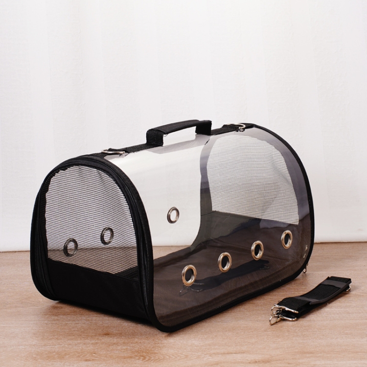 

Portable Portable Breathable Cat Dog Out of Space Bag Pet Bag, Colour: Small(Black)