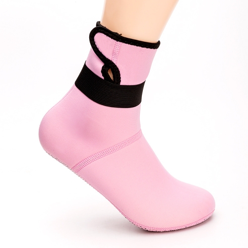 

Lengthened Version Non-slip Anti-stab Diving Socks Beach Socks, Size: S (34-35 Yards)(Pink )