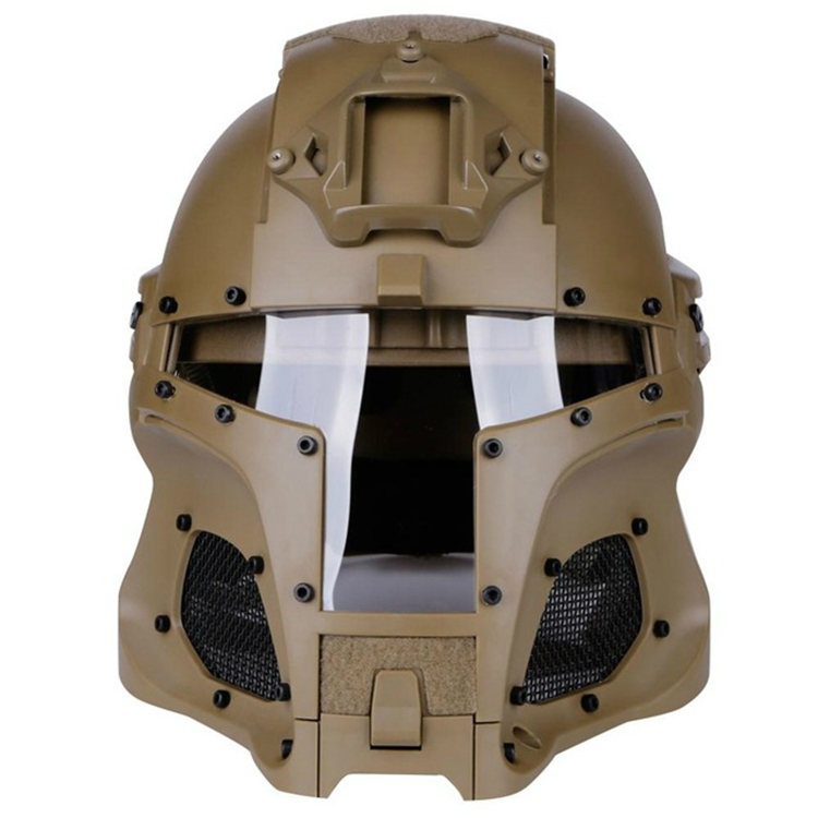 

WoSporT Iron Warrior Outdoor Retro Helmet Head Protection Mask, One Size Suitable for Head Circumference: 52 - 62cm(Mud)