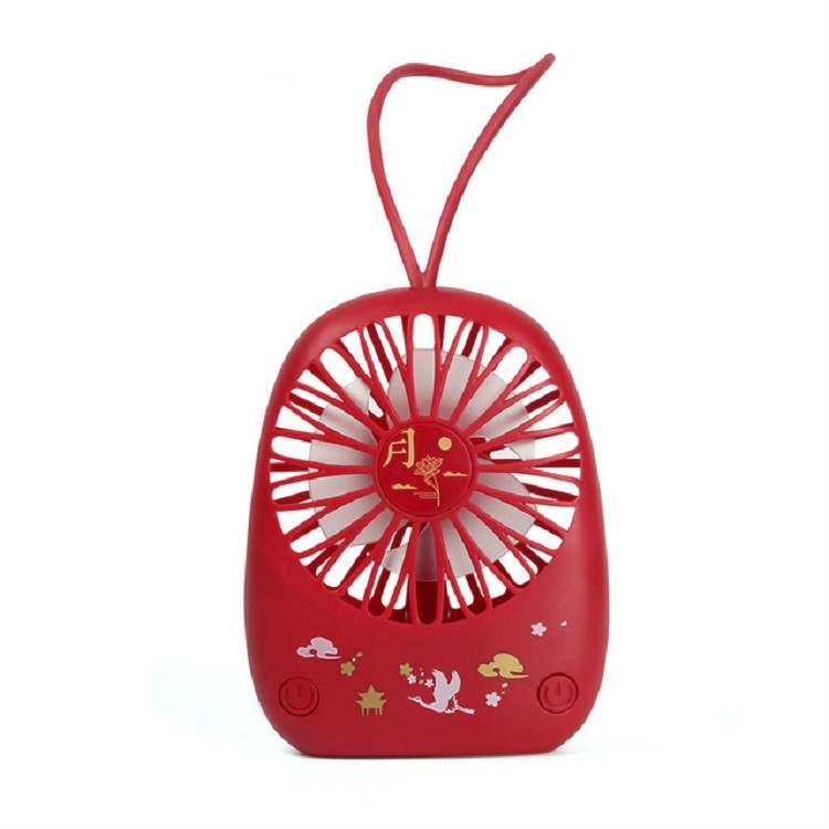

Simple Lifting Rope Portable Fan USB Charging Desktop Fan, Style:Chinese Style(Color Random Delivery)