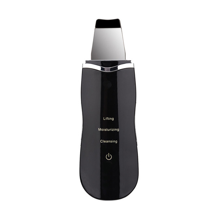 

Ultrasonic Exfoliatorc Facial Deep Cleansing Beauty Instrument Skin Care Tools(Black)