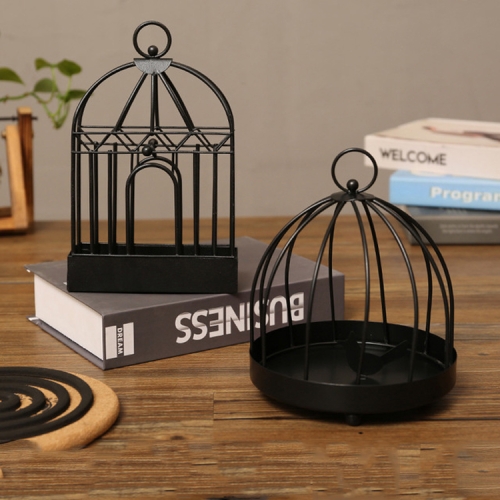 

2 in 1 Retro Iron Mosquito Coil Holder Multifunctional Creative Combination Home Mosquito Coil Tray, Style:7703H-2062