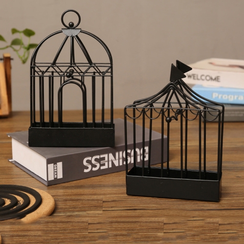 

2 in 1 Retro Iron Mosquito Coil Holder Multifunctional Creative Combination Home Mosquito Coil Tray, Style:7703H-2064