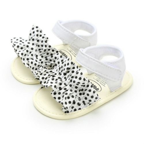 

Baby Infant Kid Girl Soft Sole Crib Summer Princess Sandals Shoes, Baby Age:6-9 Months(White)