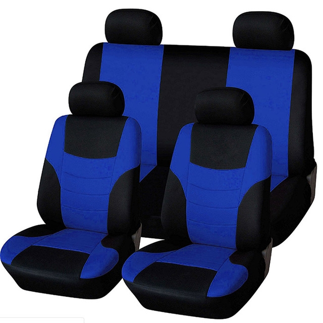 

Universal Car Seat Cover Personality Stitching Automotive Chairs Protective Sleeve Cloth Automobile Seats Covers(Blue)