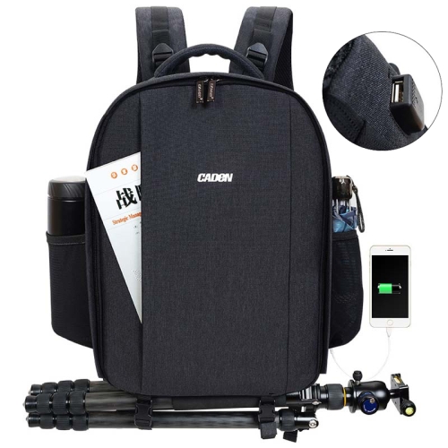 

CADeN USB SLR Camera Bag Canon Nikon Professional Waterproof Portable Unisex Camera Bag