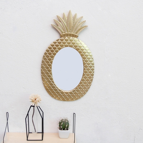

Bedroom Gold Pineapple Wall Decoration Dressing Mirror(Pineapple Mirror )