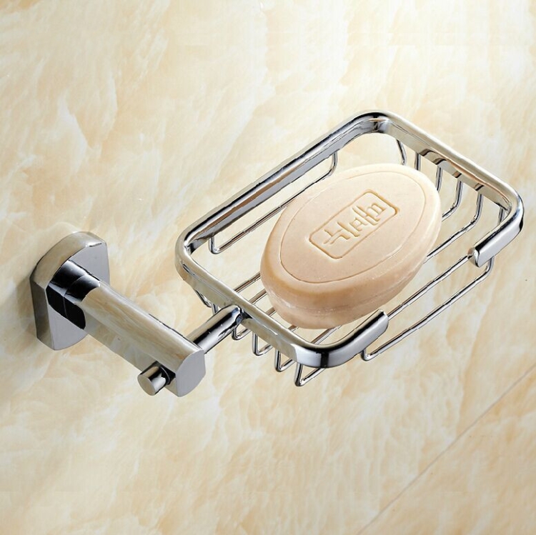 

Bathroom Drainable Metal Moap Dish Soap Box