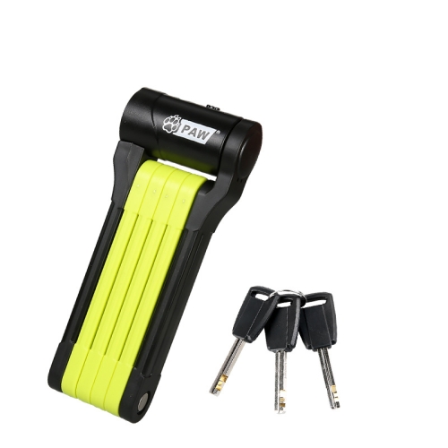 

SAHOO Bicycle Folding Lock Anti-Hydraulic Shear Lock 12-Level Anti-Theft Lock, Specification: Enhanced Version (Yellow)