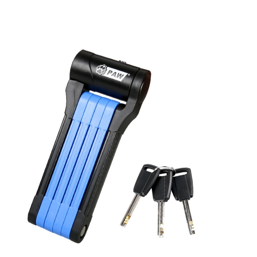 

SAHOO Bicycle Folding Lock Anti-Hydraulic Shear Lock 12-Level Anti-Theft Lock, Specification: Enhanced Version (Blue)