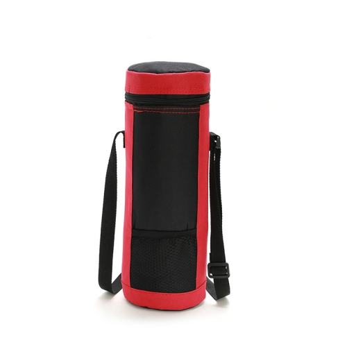 

Wine Insulation Bag Portable Cylinder Oxford Cloth Insulation Package Wine Ice Bbag SH0071/8L(Red)